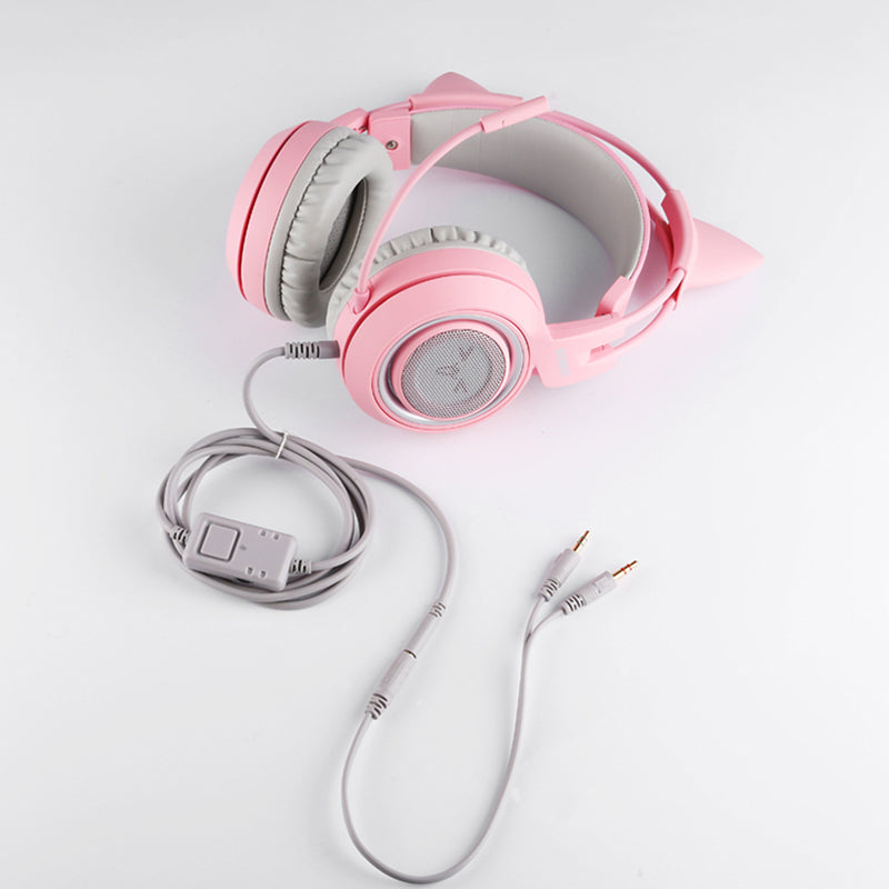 G951s Girl Cat Ear Gaming Headphone 3.5mm