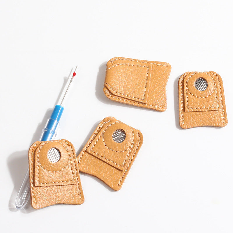 Leather Thimble Finger Cover Household