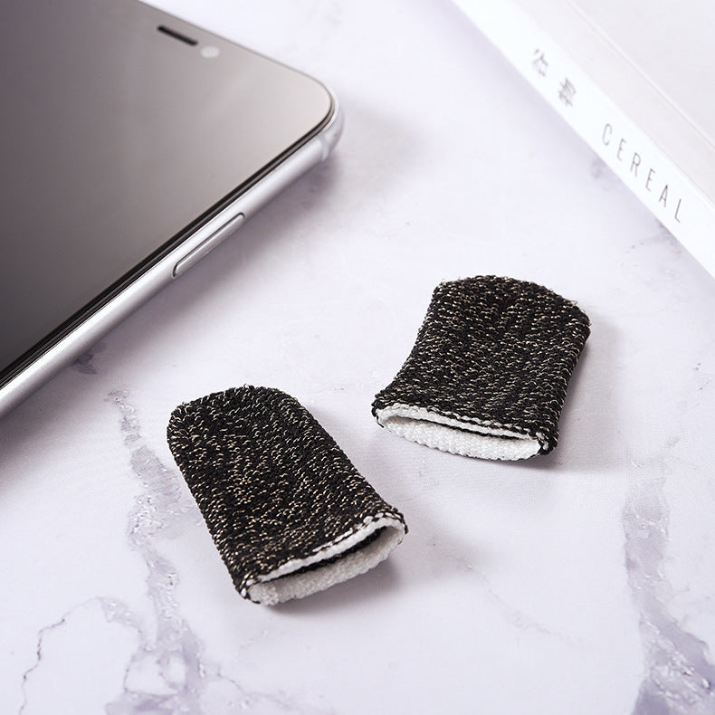 Silver Fiber Eating Chicken Game Finger Cots