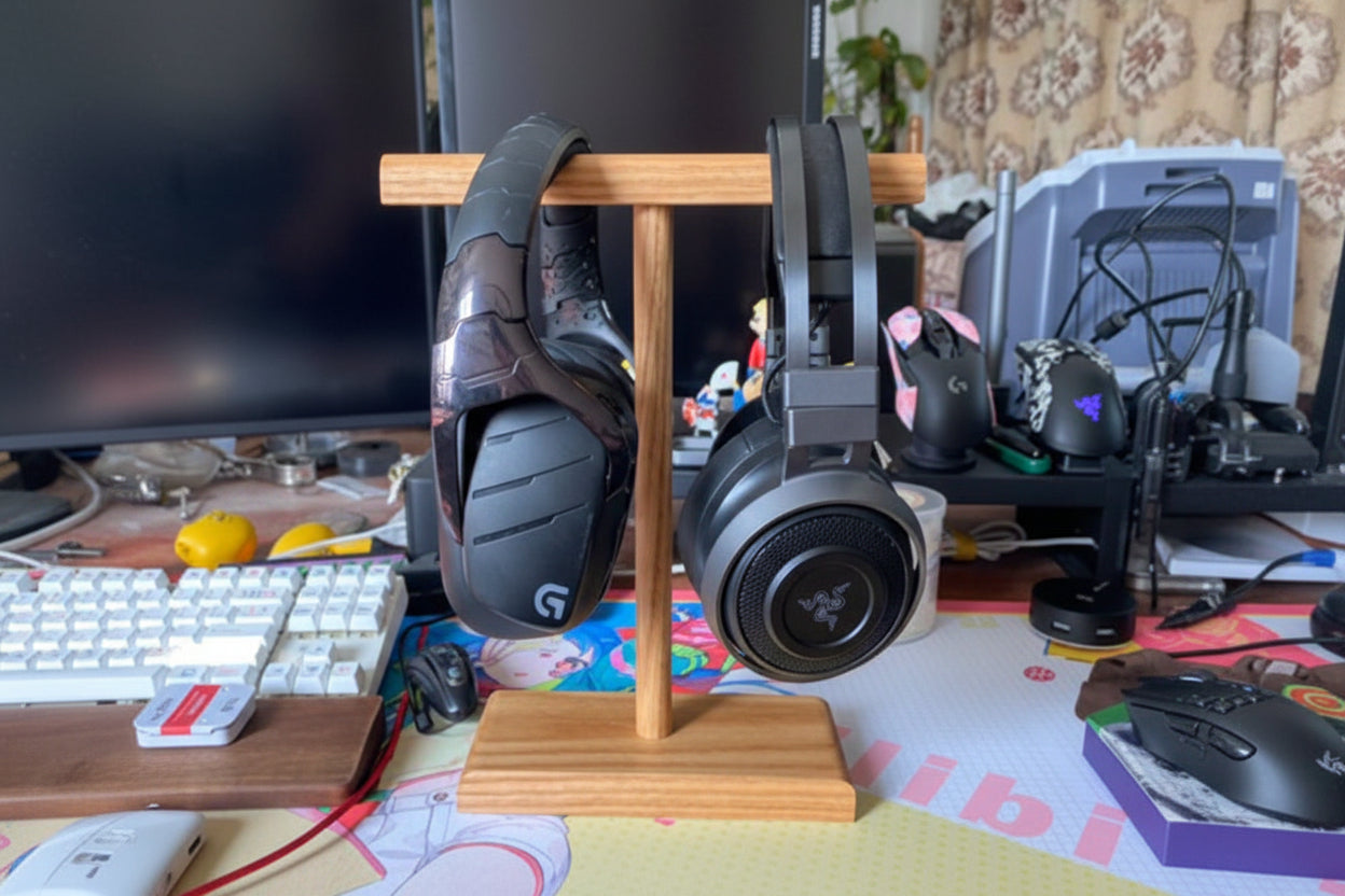 Black Walnut Headphone Hanger
