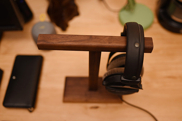 Black Walnut Headphone Hanger