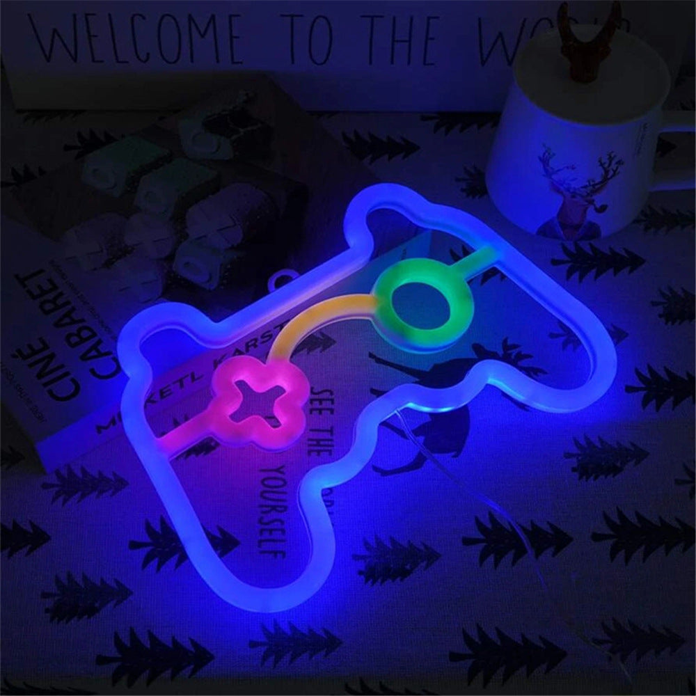 Neon Light Battery Box Game Handle Light Led
