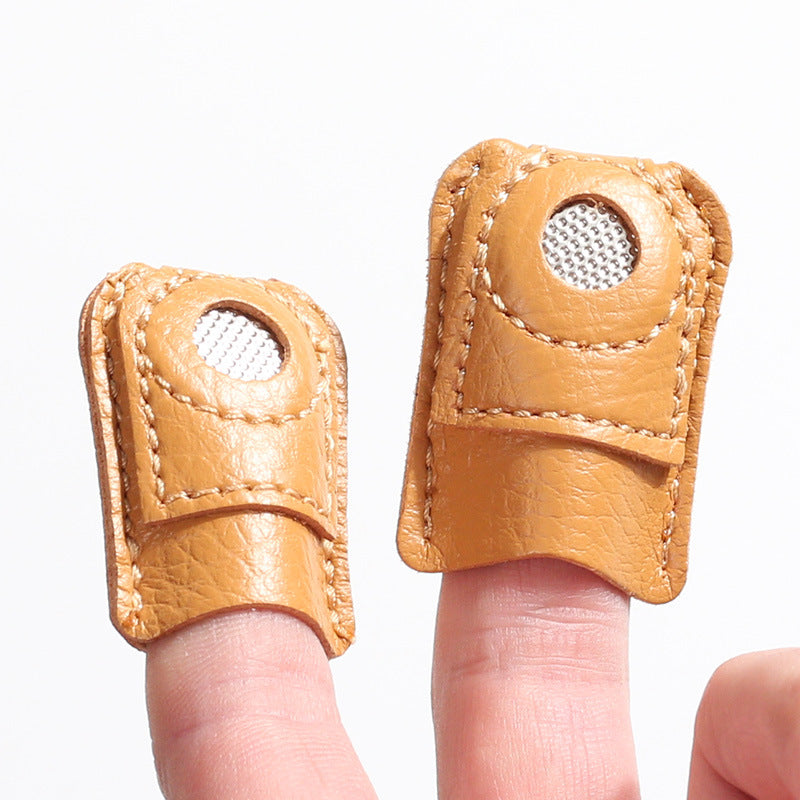 Leather Thimble Finger Cover Household