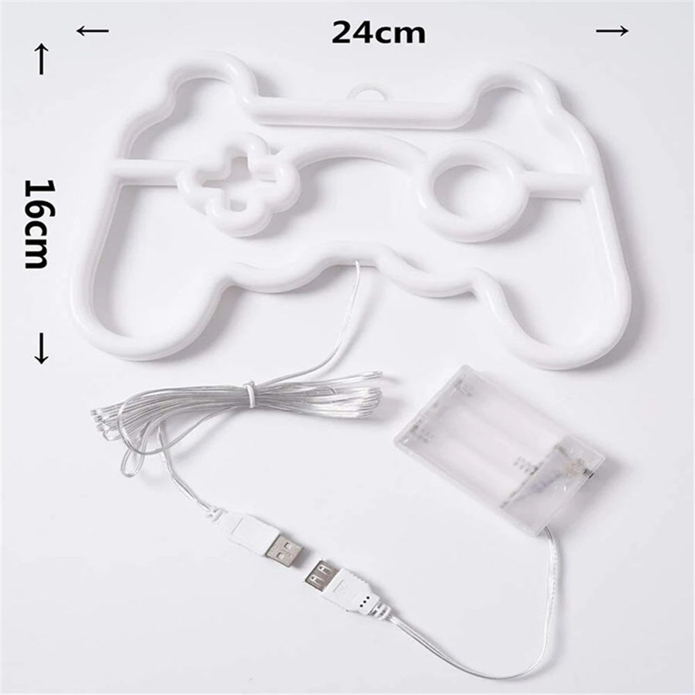 Neon Light Battery Box Game Handle Light Led